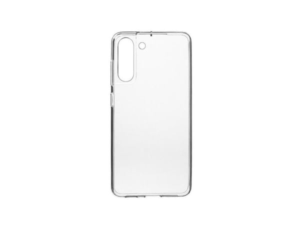 eSTUFF - Bakdeksel til mobiltelefon - termoplastisk polyuretan (TPU) - gjennomsiktig - for Samsung Galaxy S21 FE 5G