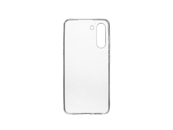 eSTUFF - Bakdeksel til mobiltelefon - termoplastisk polyuretan (TPU) - gjennomsiktig - for Samsung Galaxy S21 FE 5G