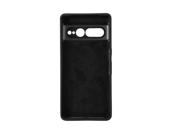Google Pixel 7 Pro Silikoni Case Musta silkki kosketus 4 puolet