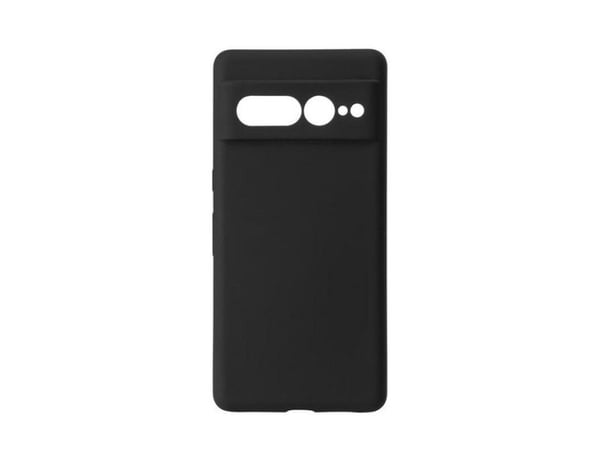 Google Pixel 7 Pro Silikoni Case Musta silkki kosketus 4 puolet