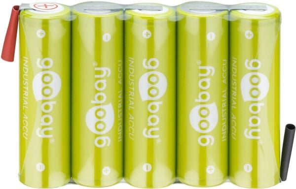 Goobay 55582, Oppladbart batteri, AA, Nikkelmetallhydrid (NiMH), 6 V, 5 stk, 2100 mAh