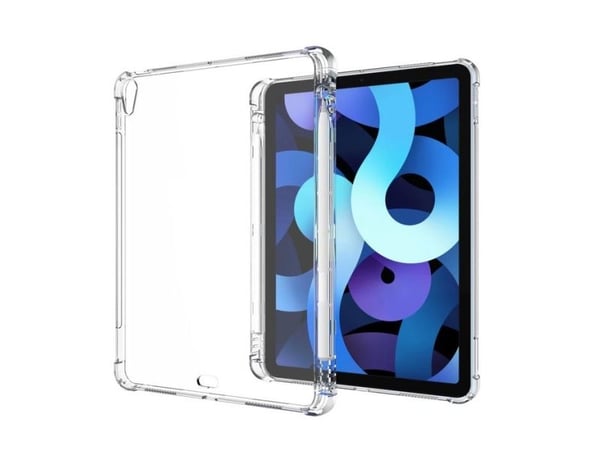 eSTUFF - Beskyttelsesboks for nettbrett - soft, shockproof, 10.9 - termoplast-polyuretan (TPU) - blank - for Apple 10.9-inch iPad Air (4. generasjo...
