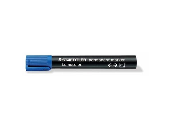 STAEDTLER Lumocolor - Markør - pysyvä - blå - 2 mm