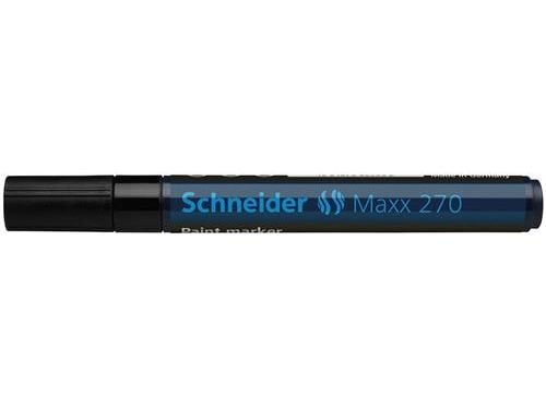 Schneider skriveredskaper Maxx 270, Sort, Sort, Blå, Mellem, prosjektilpinner, 1 mm, 3 mm