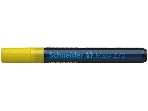 Schneider skriveredskaper Maxx 270, Gul, Blå, 1 farger, prosjektilspisser, rund, 1 mm