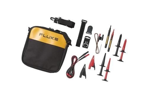 Fluke TLK289, Testausjohdin, -anturi ja klipsisarja, Musta, Punainen