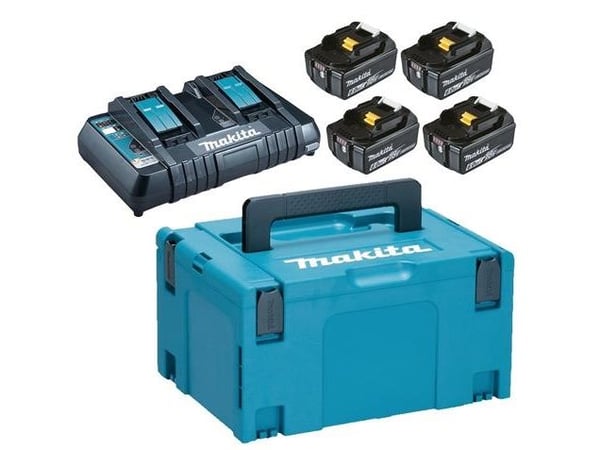 Makita LXT - Batterilader + batteri 4 x - Li-Ion - 6 Ah - 108 Wh