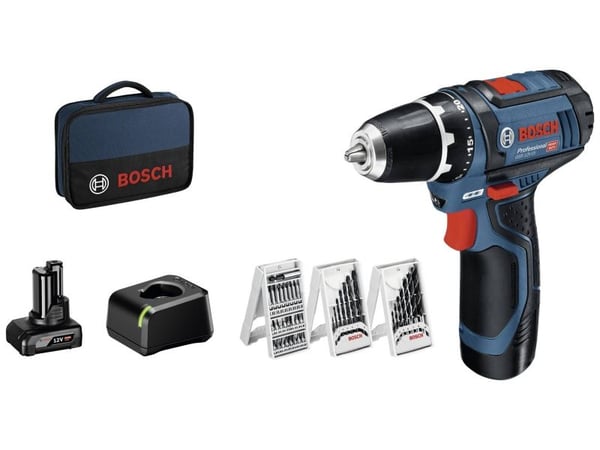Bosch BORE-/SKRUEMASKINE GSR 12V-15 2/4AH AC