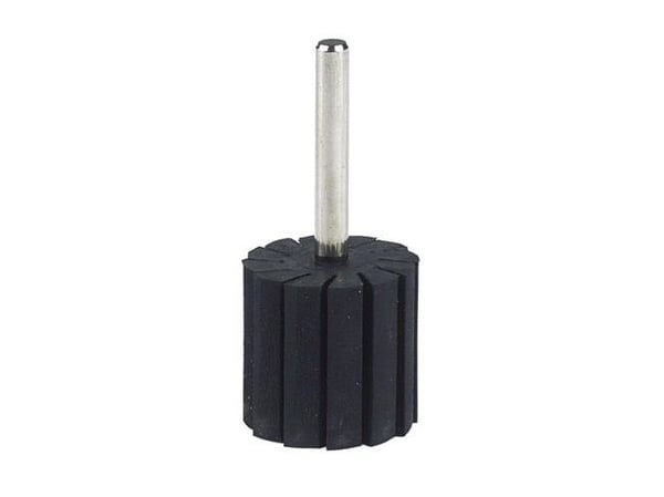 Slipbandshuvud svart 10x20 mm 6 mm skaft