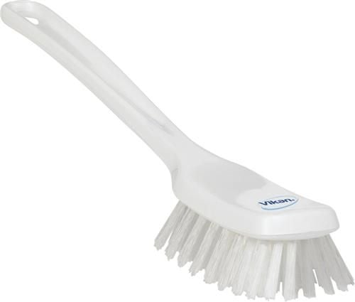 Skurborste med tvålskum medium vit, 1 st