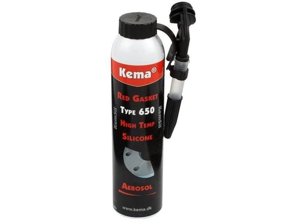 Kema RTV Gasket Red 650 - 200ml, stærk industri silikonegummi