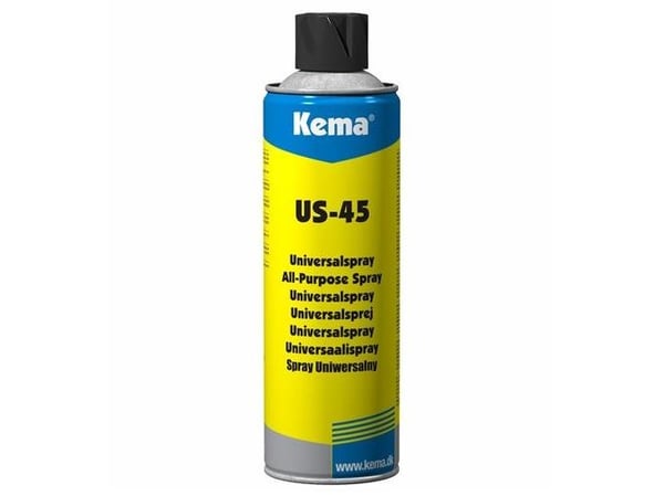 Universalspray 500 ml US-45 - Eksklusiv afgift. UN 1950 Arosoler, Brandfarlige 2.1.
