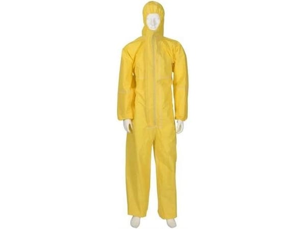 Beskyttelsesdragt Chem Comfort gul XL