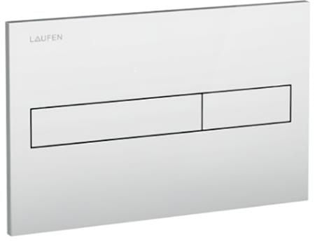Manöverplatta dubbel spolning krom
