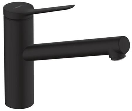 HG Zesis M33 køkkenarmatur - etgrebsbatteri 220mm tud t/kv mat sort
