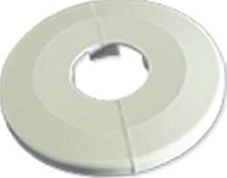 Roset to-delt hvid 1/2" x Ø65 mm Roset to-delt hvid 1/2" x Ø65 mm