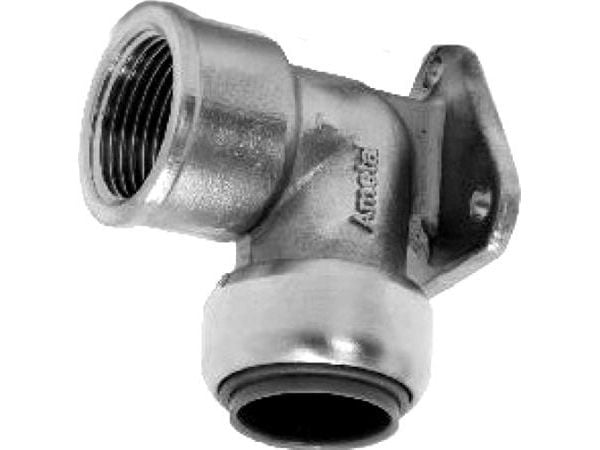 Roth dækvinkel rustfri stål 15 mm x 12"