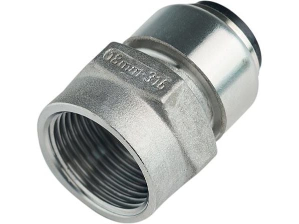 Roth overgang rustfri stål 18 mm x 34" muffe muffa