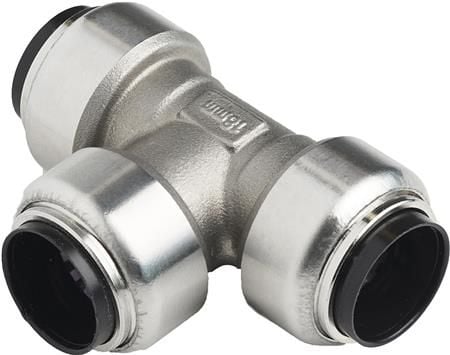 Roth T-rör i rostfritt stål 15 mm