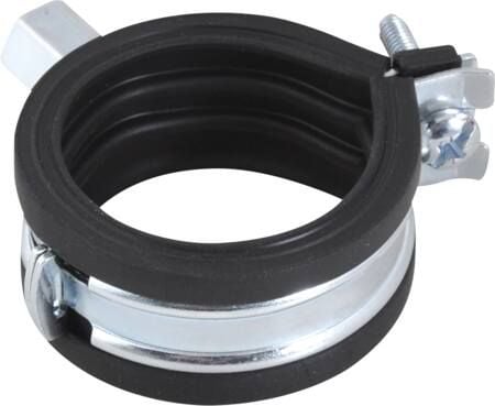 Walraven Flash rörbygel 25-28 mm, elförzinkad, 1 skruv, EPDM, M8/10 gänga
