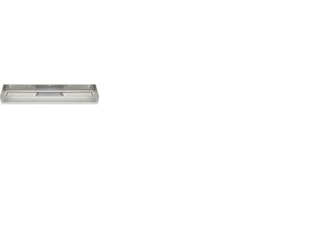 Unidrain model 1001 afløbsarmatur med tre vægflanger i længde 700 mm