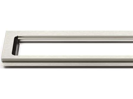 UNIDRAIN ClassicLine ramme 600 mm i rustfrit stål til linjeafløb - rammehøjde på 10 mm