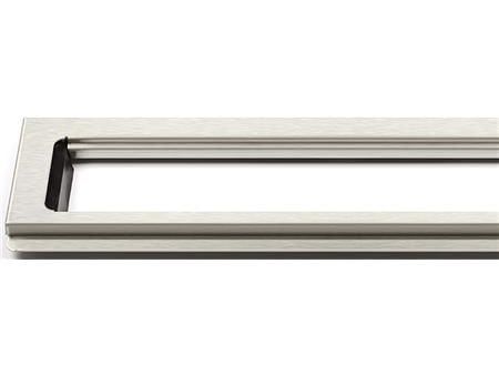 UNIDRAIN ClassicLine ramme 600 mm i rustfrit stål til linjeafløb - rammehøjde på 12 mm