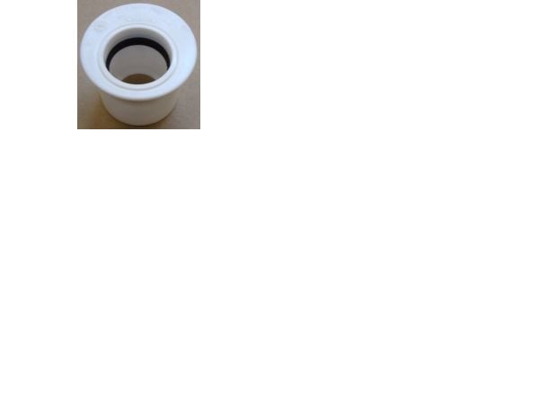 Wafix PP reduktion kort Ø50 x Ø32 mm hvid