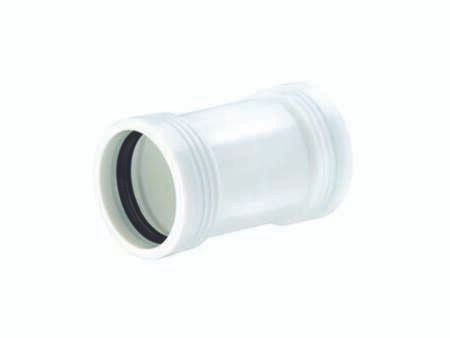 32 mm glidmuffe avlopp vit PP