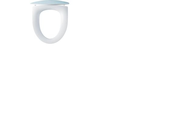 IFØ Ifö Spira hvid toiletsæde med hvide sædebeslag med Soft Close og Quick Release