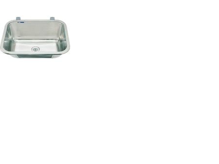 Intra Juvel tvättkar i polerat rostfritt stål för väggmontering inkl. kulventil B555 x D455 x H235 mm