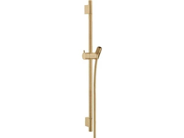 HG Unica'S Puro skyvestang - 65 cm med dusjslange 160 cm, Børstet bronse