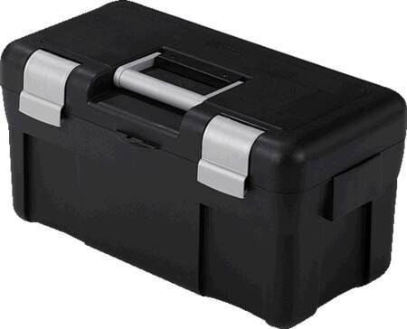 Toolbox 20 værktøjskasseHxBxD: 260 x 518 x 275mmFarve: Sort/sølv