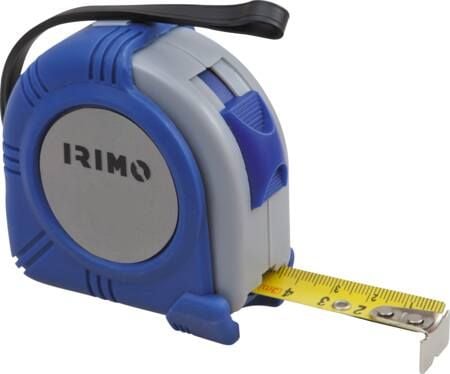 Målebånd 3 m x 19 mm i plasthus med bælteclips