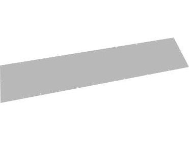 CUBIC Glat dæksel, 2 x 10 modul, 374 x 1910 mm BxH.