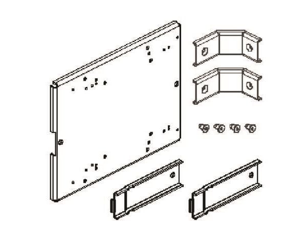 CUBIC Asennussarja MIBA2223F, asennussyvyys asennuslevystä oven sisäpuolelle 223mm