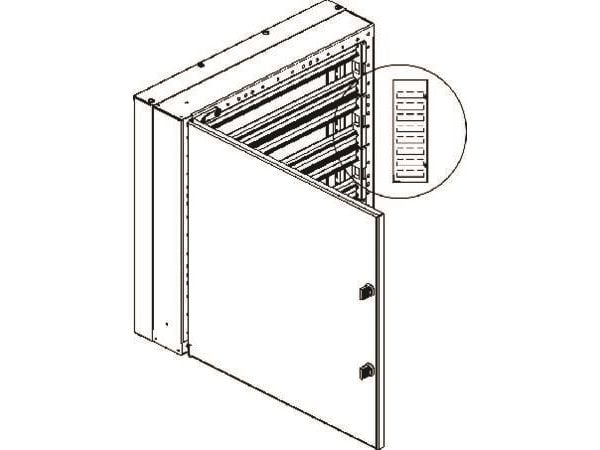 CUBIC Jakelukortti CU-mini 2x3 moduulia, 64 DIN-moduulia 380x572x165mm