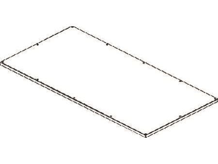 CUBIC Dæksel, 4 x 8 modul, 758 x 1526 mm BxH