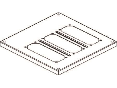 CUBIC Dæksel, laippa, 2 x 2 modul, 374 x 374 mm BxH