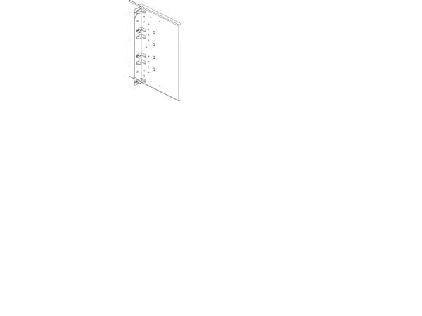 CUBIC Klasse II materiel: Sideplade, høj