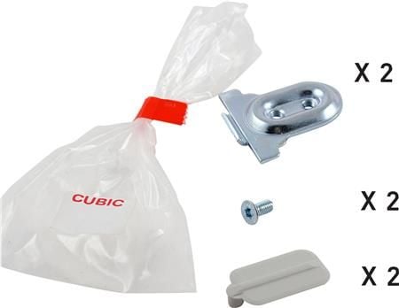 CUBIC Asennussarja 1 kannattimelle, sisältää kannattimen kiinnikkeen, ruuvit ja kannattimen asennussuojan CUBIC Asennussarja 1 kannattimelle, sisältää kannattimen kiinnikkeen, ruuvit ja kannattimen asennussuojan