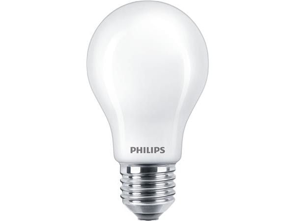 Philips MASTER Value - LED-lyspære - form: A60 - mattslipt finish - E27 - 7.8 W (ekvivalent 75 W) - klasse D - varmt hvitt lys - 2700 K