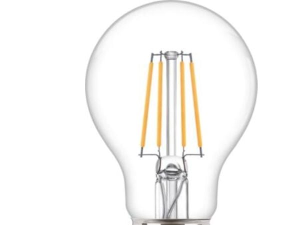 Philips CorePro - LED-filamentlyspære - form: A60 - klar finish - E27 - 4.3 W (ekvivalent 40 W) - klasse F - varmt hvitt lys - 2700 K
