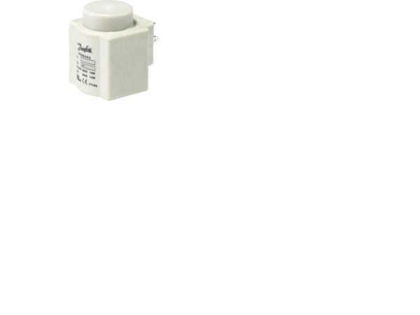 DANFOSS kompaktspole för ventilserie B, spole RC 24V 50/60HZ 15W DIN, vit