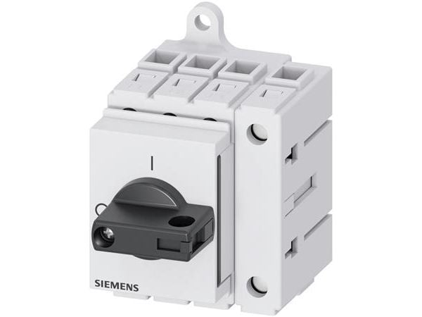 Lastkopplingskontakt svart 4-polig 16 mm² 63 A 690 V/AC Siemens 3LD34300TL11
