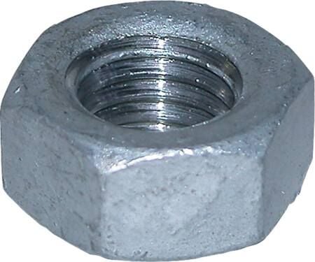 ITW KIINNIKKEET Mutteri M10 DIN 934 sinkitty, 6-sivuinen avaimen leveys17 mm - (100 kpl)
