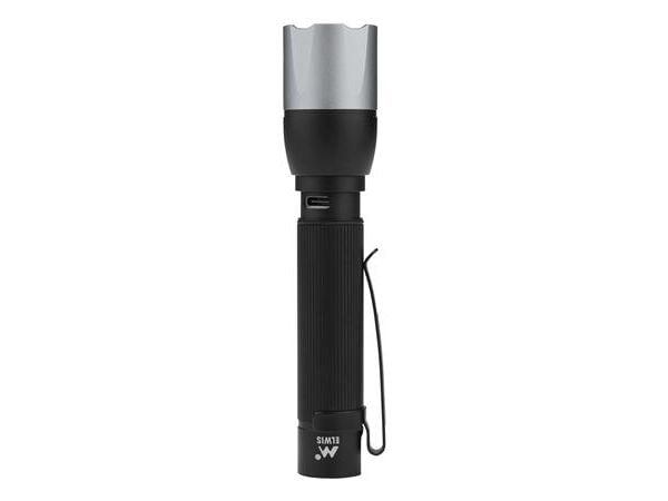 Elwis PRO BFF S360R genopladelig lommelygte 360 & 60 lumen zoom udskiftelige batterier USB C kan bru