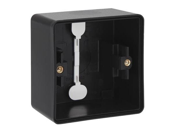 Underlag 1-modul, IP55, svart