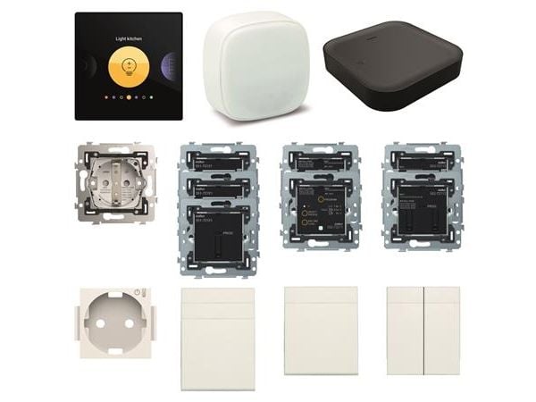 Niko Home Control startpakke, traditionel kabling