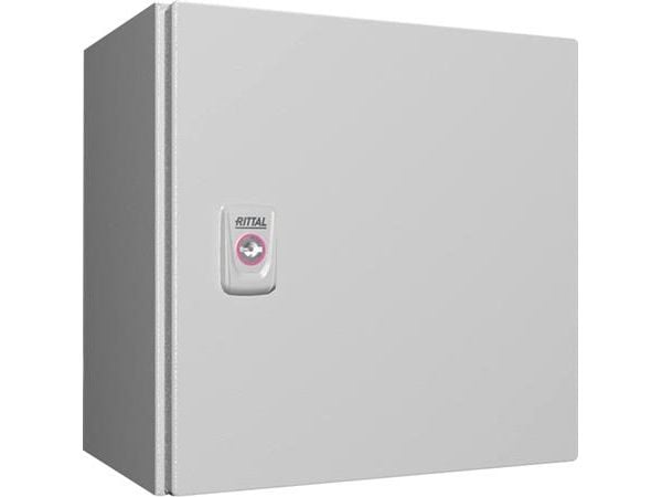 RITTAL AX Kompakttavle, BHD: 300x300x210 mm, stålplade, med montageplade, enkelt låge, én vridelås